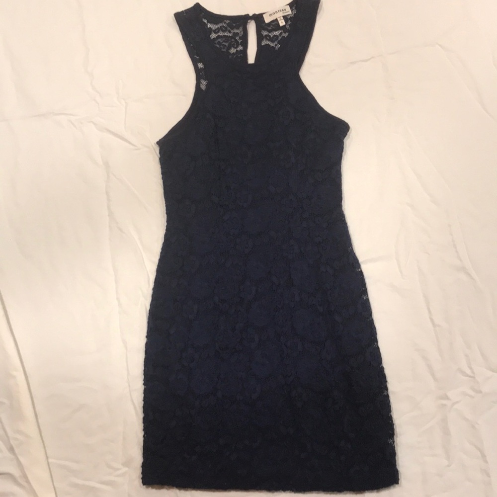 Navy bodycon dress